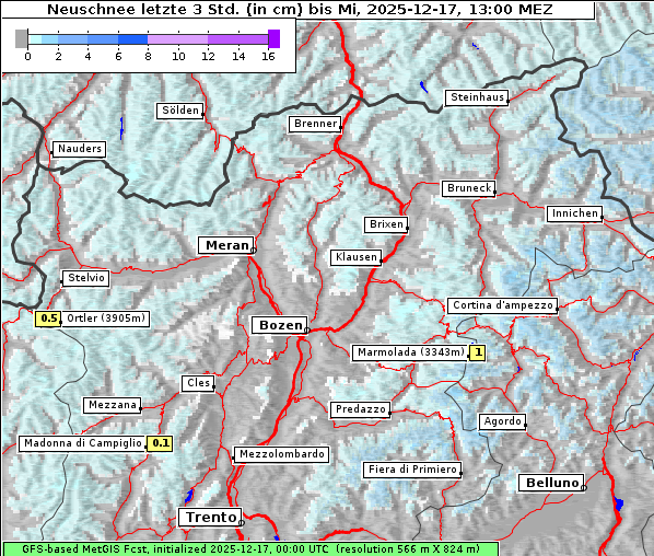 Neuschnee, 17. 12. 2025