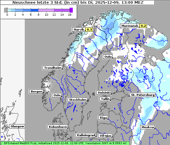 Neuschnee, 9. 12. 2025