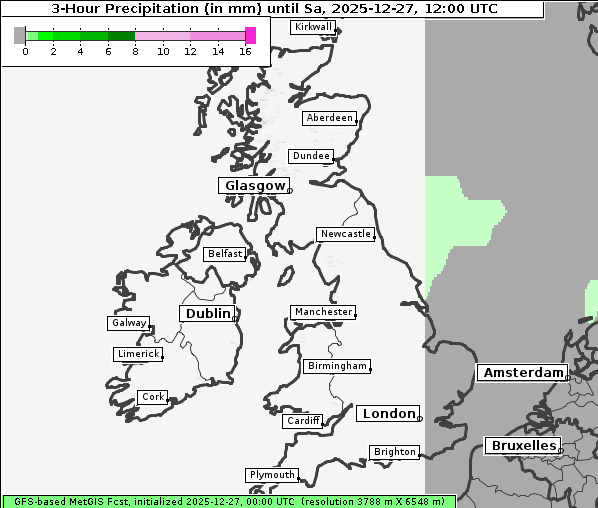 Niederschlag, 27. 12. 2025
