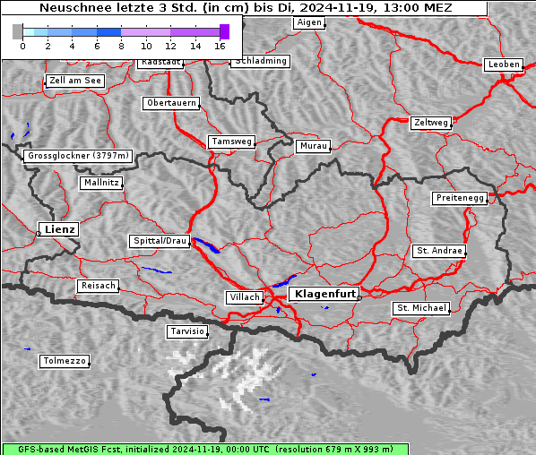 Neuschnee, 19. 11. 2024