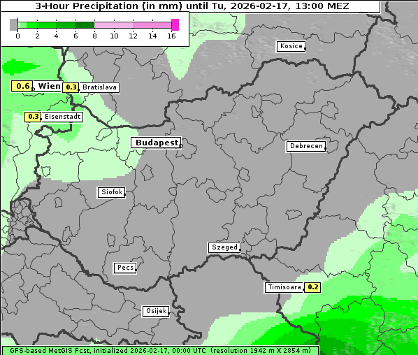 Niederschlag, 17. 2. 2026