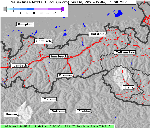Neuschnee, 4. 12. 2025