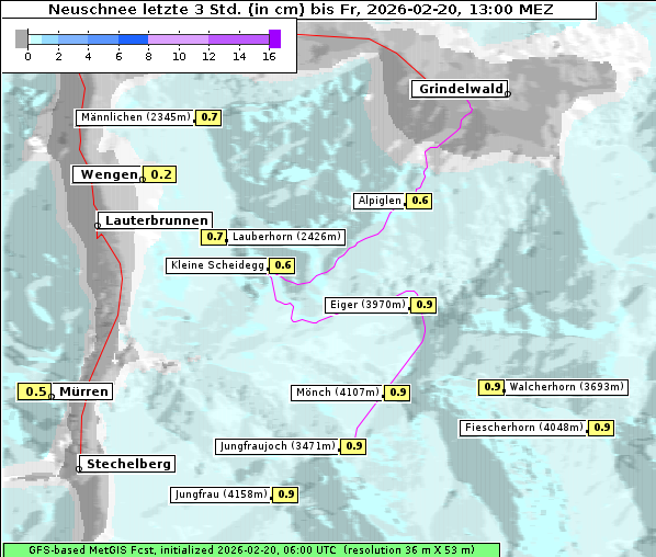 Neuschnee, 20. 2. 2026