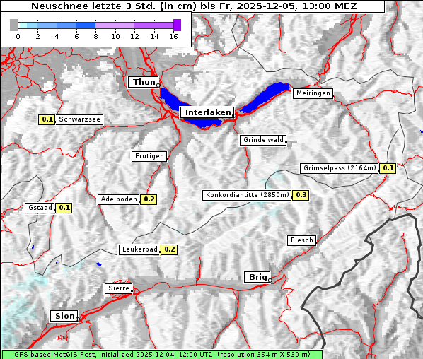 Neuschnee, 5. 12. 2025