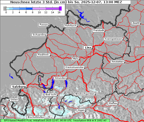 Neuschnee, 7. 12. 2025