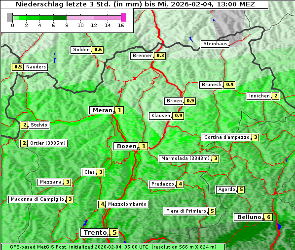 Niederschlag, 4. 2. 2026