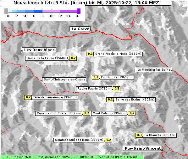 Neuschnee, 22. 10. 2025