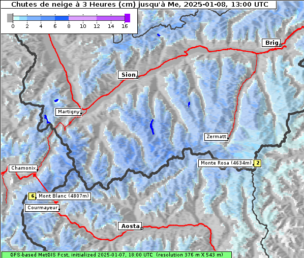 Neuschnee, 8. 1. 2025