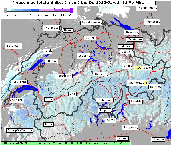 Neuschnee, 3. 2. 2026