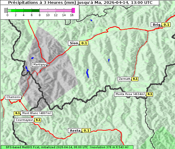 Niederschlag, 14. 4. 2026
