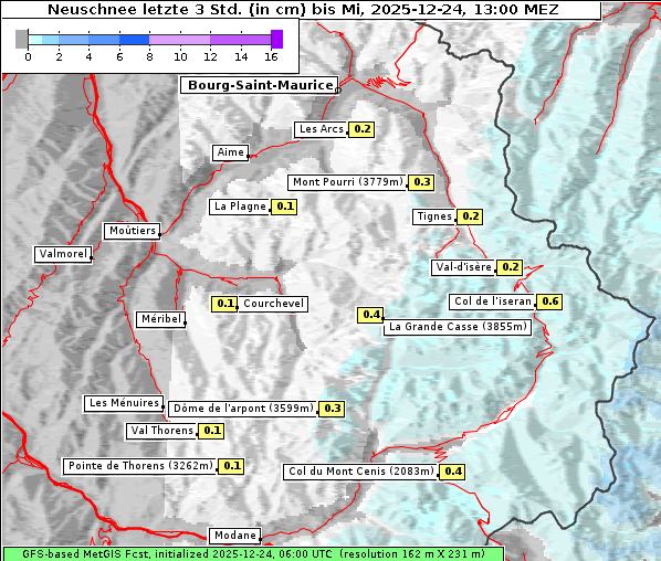 Neuschnee, 24. 12. 2025