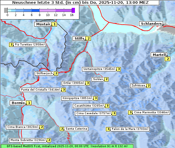 Neuschnee, 20. 11. 2025