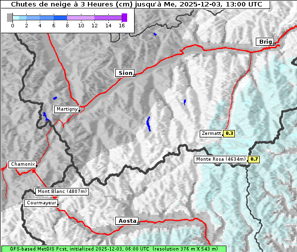 Neuschnee, 3. 12. 2025