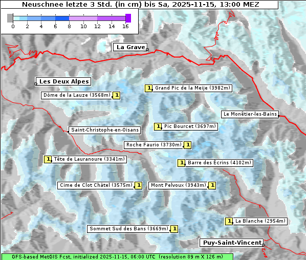 Neuschnee, 15. 11. 2025