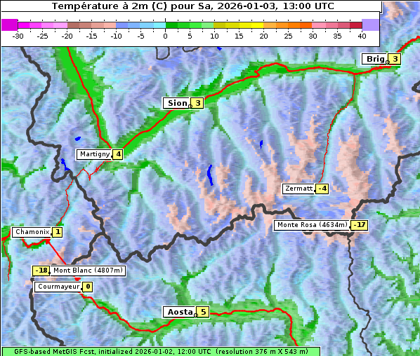 Temperatur, 3. 1. 2026