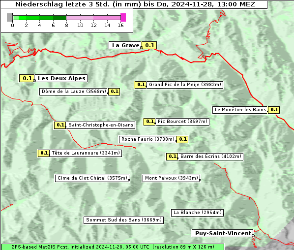 Niederschlag, 28. 11. 2024