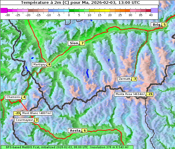 Temperatur, 3. 2. 2026