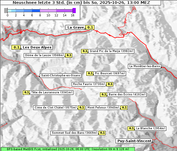 Neuschnee, 26. 10. 2025