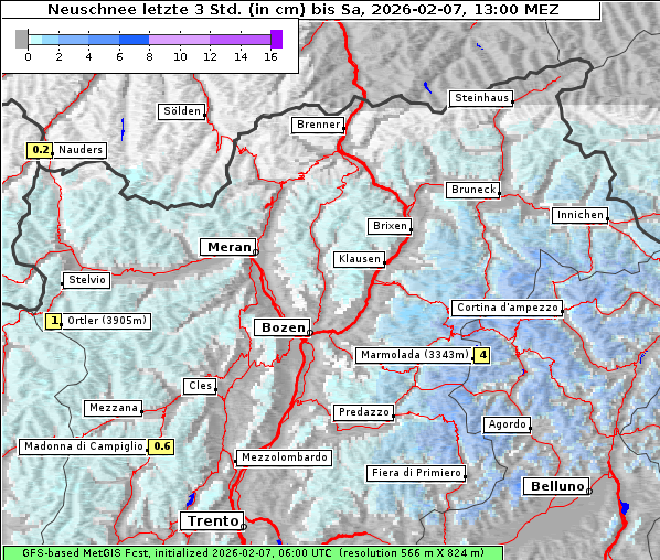 Neuschnee, 7. 2. 2026