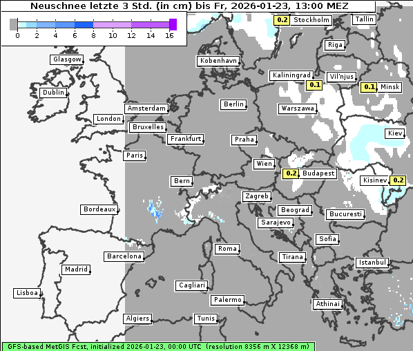 Neuschnee, 23. 1. 2026