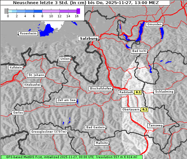 Neuschnee, 27. 11. 2025