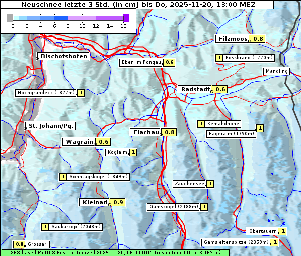 Neuschnee, 20. 11. 2025