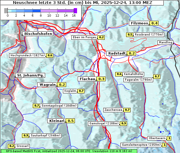 Neuschnee, 24. 12. 2025