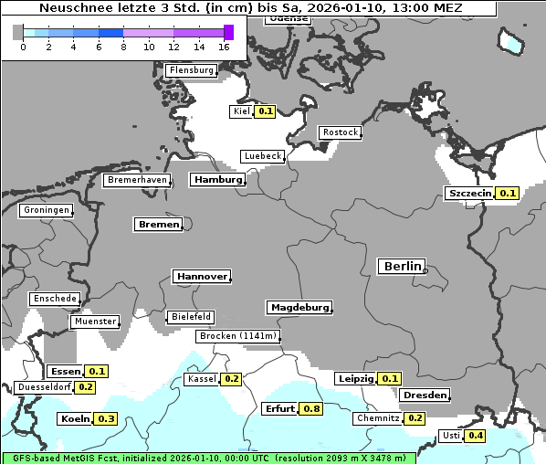 Neuschnee, 10. 1. 2026