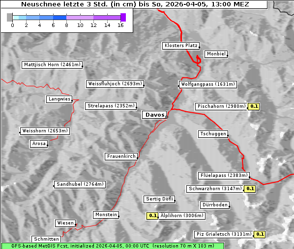 Neuschnee, 5. 4. 2026