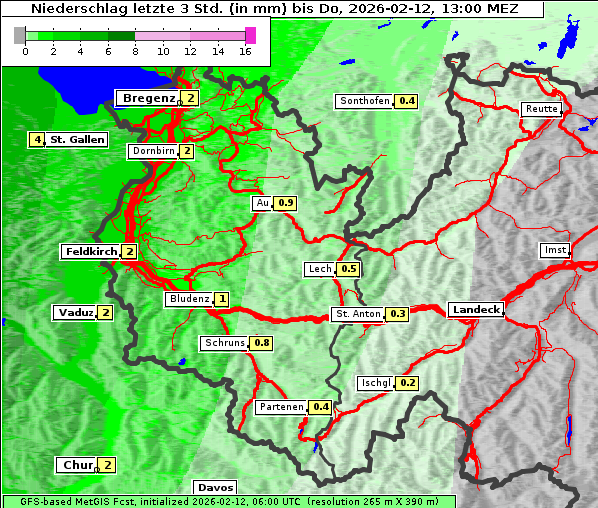 Niederschlag, 12. 2. 2026