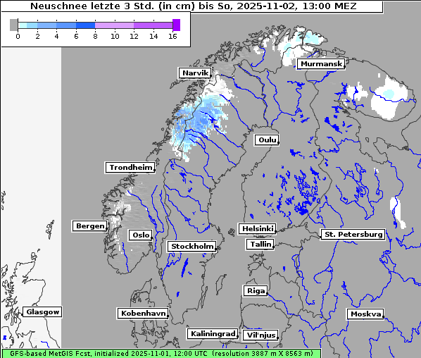 Neuschnee, 2. 11. 2025