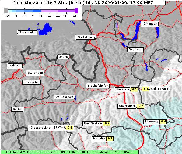 Neuschnee, 6. 1. 2026