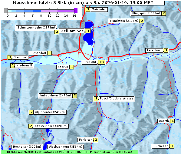 Neuschnee, 10. 1. 2026