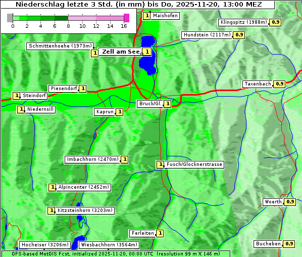 Niederschlag, 20. 11. 2025