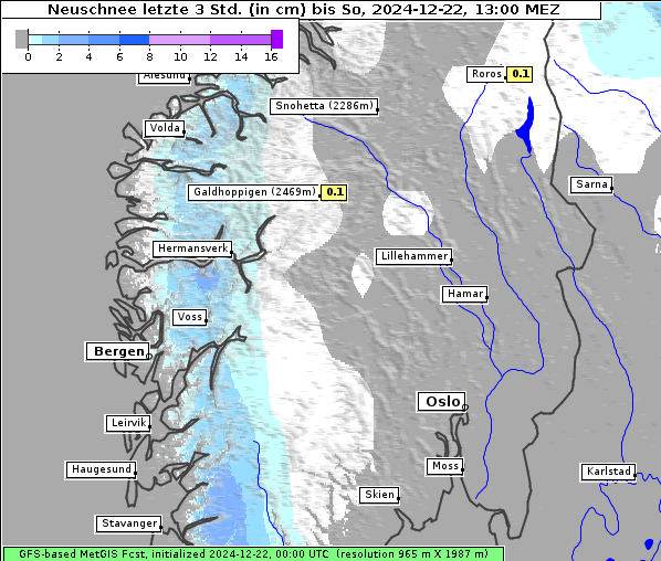 Neuschnee, 22. 12. 2024