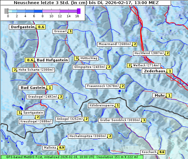 Neuschnee, 17. 2. 2026