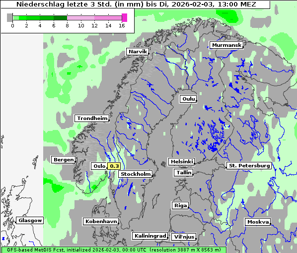 Niederschlag, 3. 2. 2026