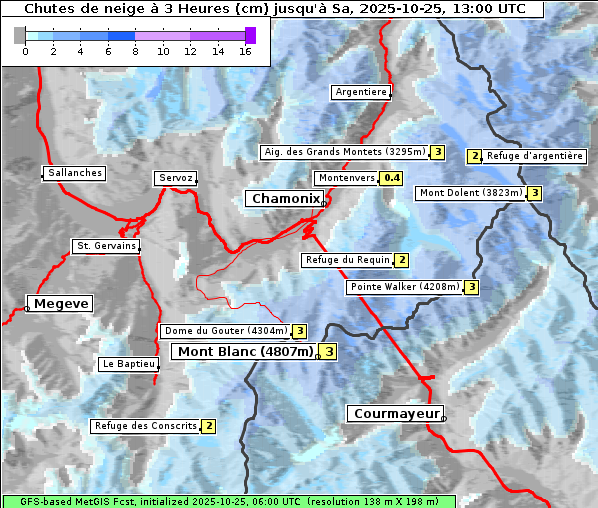 Neuschnee, 25. 10. 2025
