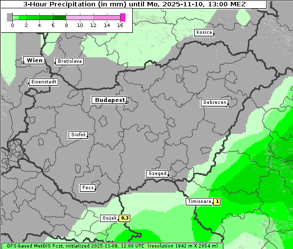 Niederschlag, 10. 11. 2025