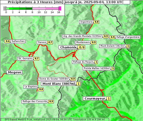 Niederschlag, 4. 9. 2025