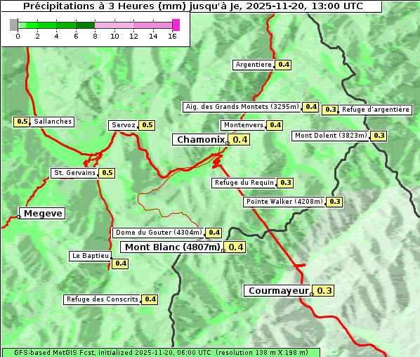 Niederschlag, 20. 11. 2025
