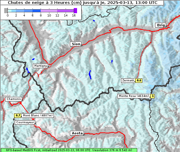 Neuschnee, 13. 3. 2025