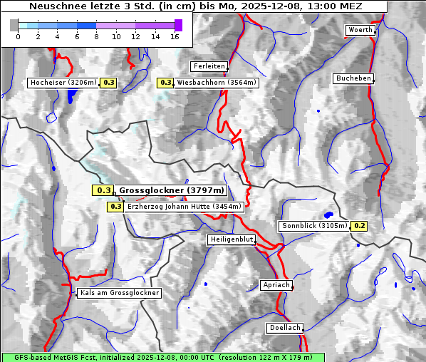 Neuschnee, 8. 12. 2025