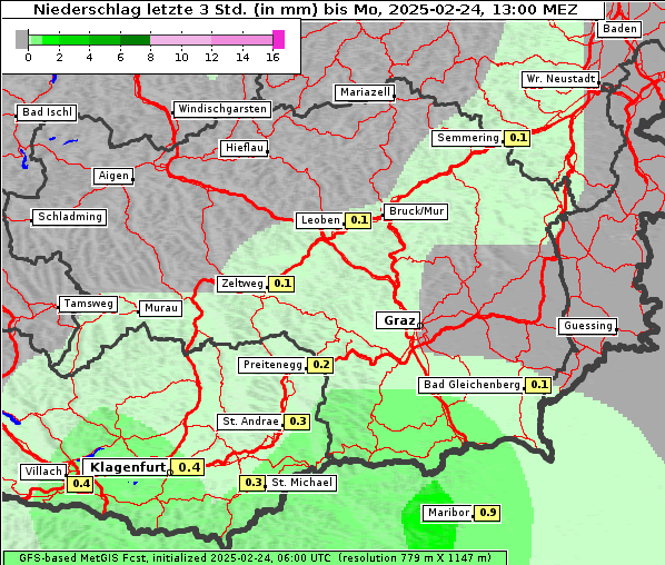 Niederschlag, 24. 2. 2025