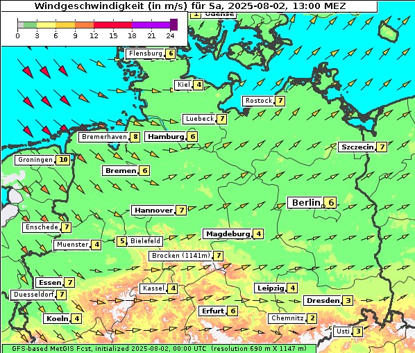 Wind, 2. 8. 2025