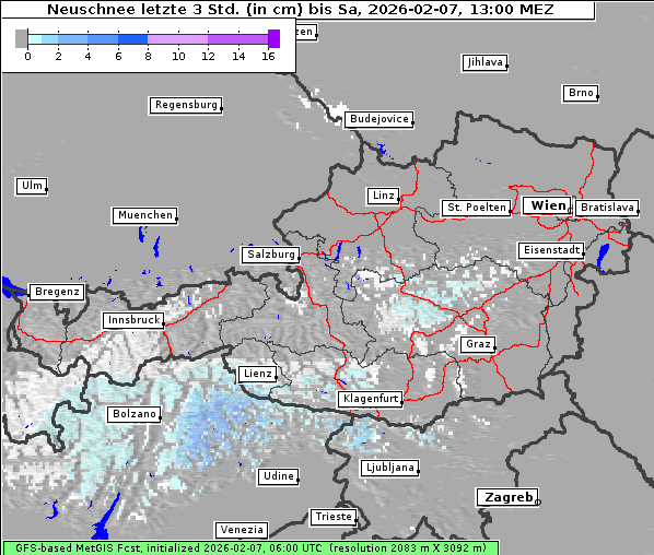 Neuschnee, 7. 2. 2026