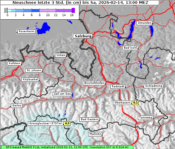 Neuschnee, 14. 2. 2026
