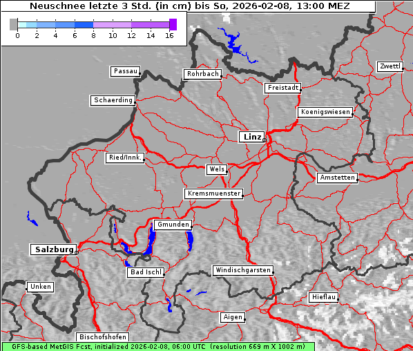 Neuschnee, 8. 2. 2026