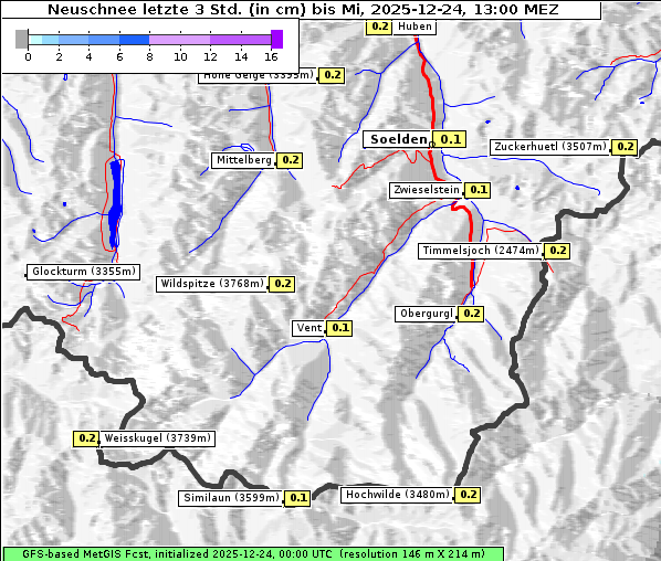 Neuschnee, 24. 12. 2025