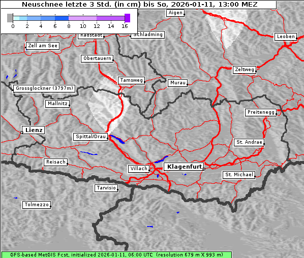 Neuschnee, 11. 1. 2026